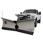 Fisher 9.6 Stainless Steel VX2 V-Plow Angle Front