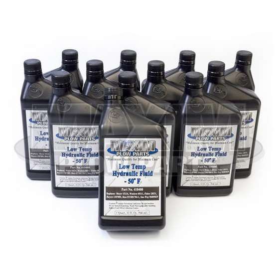 Maxim Snowplow Low Temp Hydraulic Oil [12 Quarts Case]