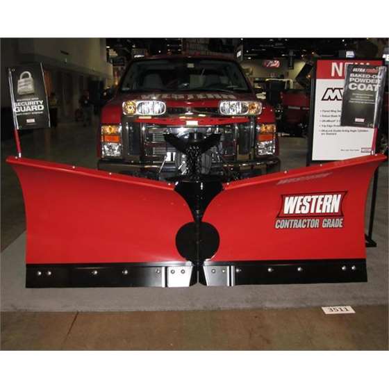 Western 8.5 Poly MVP3 V Plow Front2
