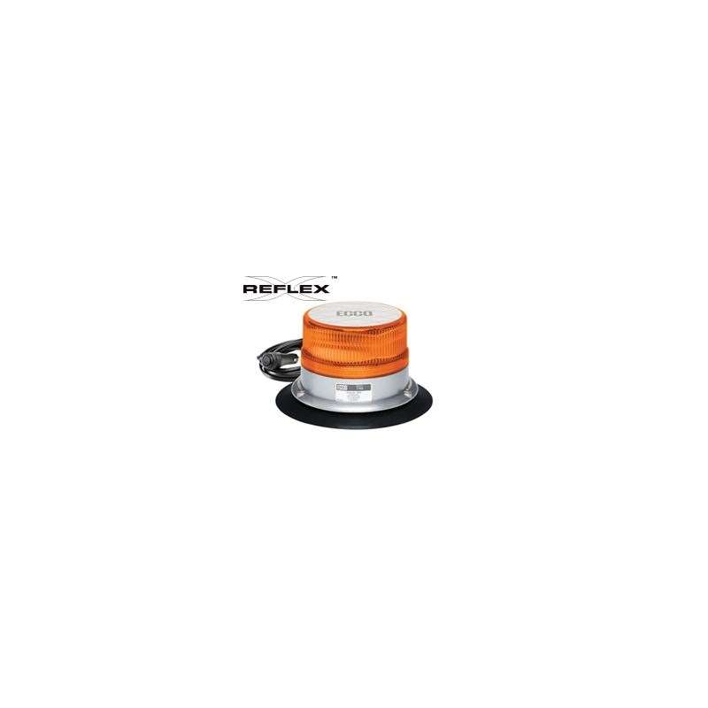 7160A-VM Vacuum Magnet Amber Beacon Lens