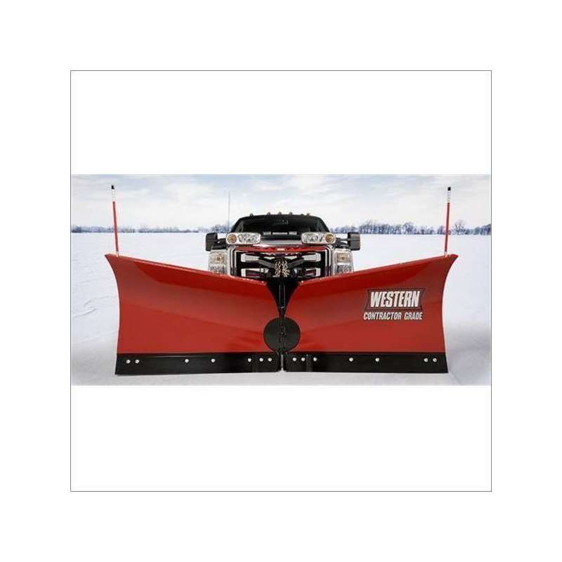 Western 8.5 Poly MVP3 V Plow Front