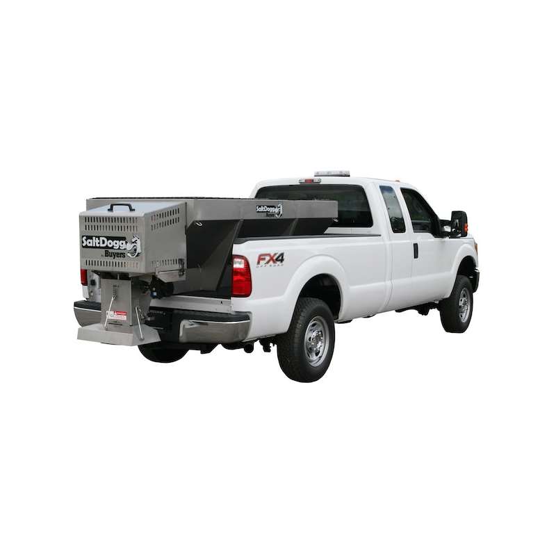 10' SaltDogg V Box 2.5 Cu Yd Stainless Steel Salt Spreader 1400350SS ...