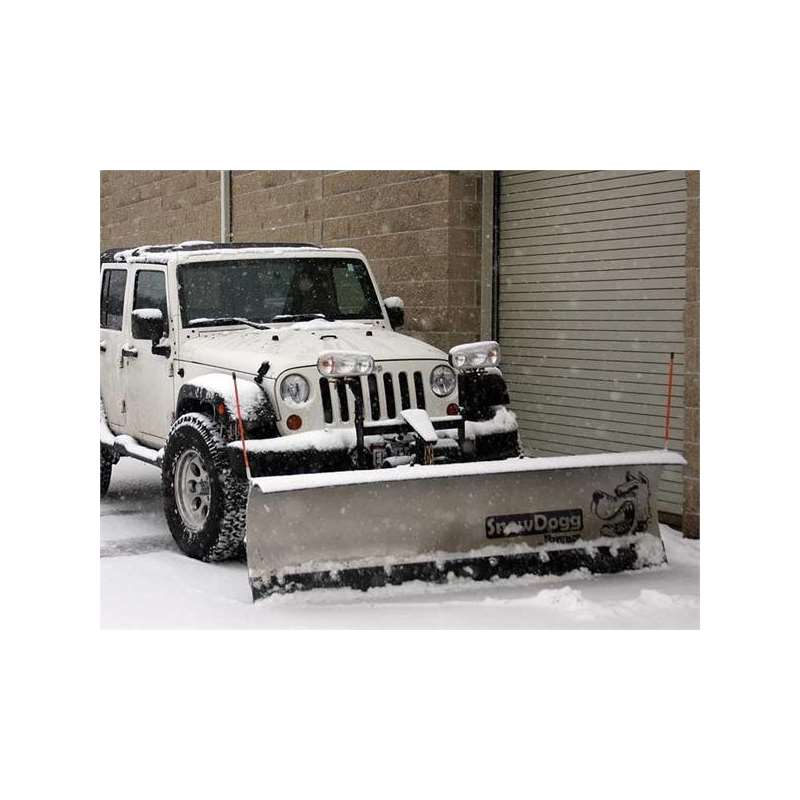 Buyers SnowDogg MD 6.8' Stainless Steel Straight Blade Snowplow @OEM ...