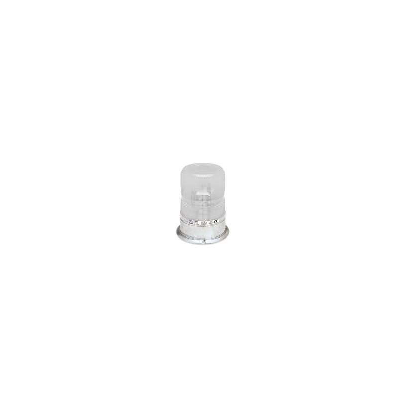 6690C 3-Bolt Aluminum Base Clear Strobe Beacon